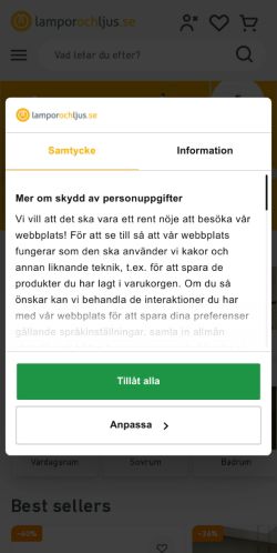 Mobile page screenshot