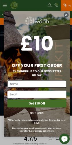 Mobile page screenshot