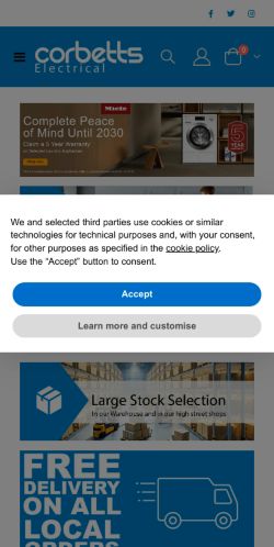 Mobile page screenshot