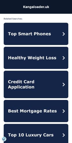 Mobile page screenshot