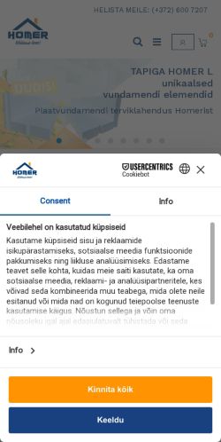 Mobile page screenshot