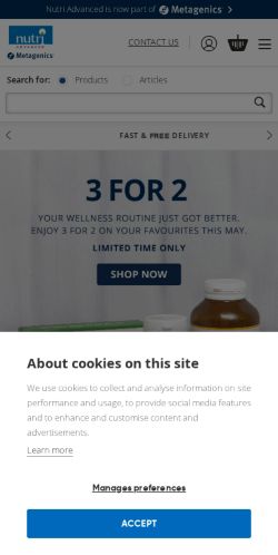 Mobile page screenshot