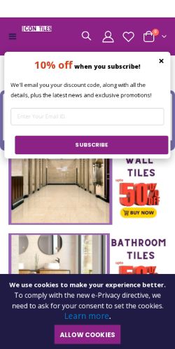 Mobile page screenshot
