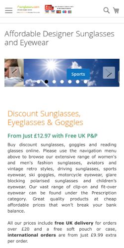 Mobile page screenshot