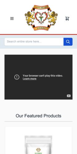 Mobile page screenshot