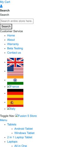 Mobile page screenshot
