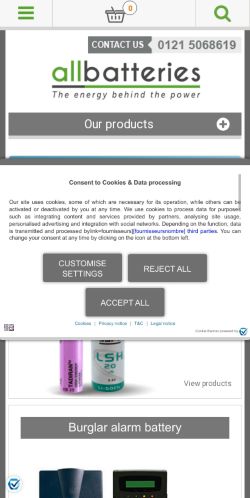 Mobile page screenshot