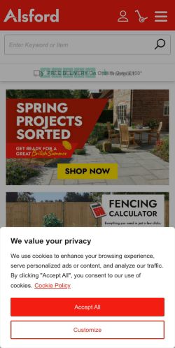 Mobile page screenshot