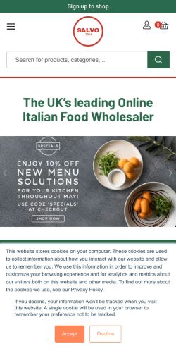 Mobile page screenshot