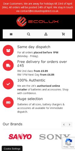 Mobile page screenshot