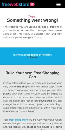 Mobile page screenshot