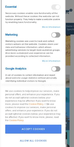 Mobile page screenshot