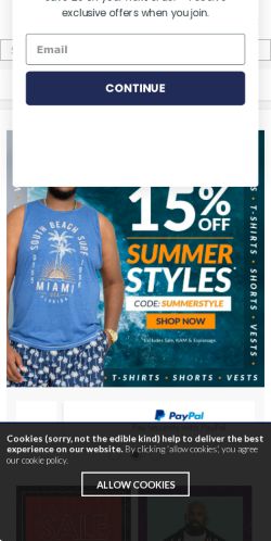 Mobile page screenshot