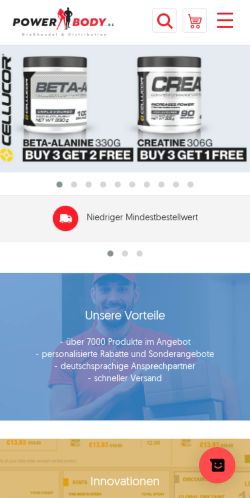 Mobile page screenshot