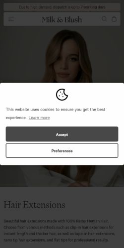 Mobile page screenshot
