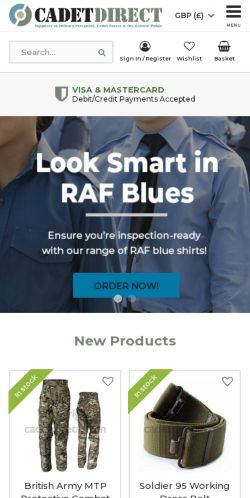 Mobile page screenshot