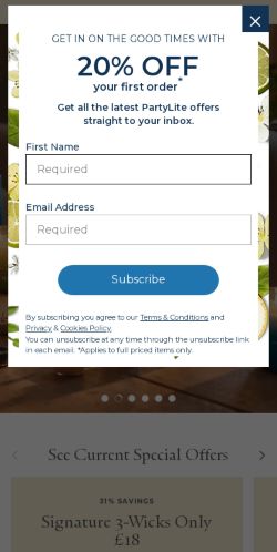Mobile page screenshot