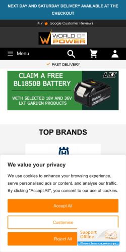 Mobile page screenshot