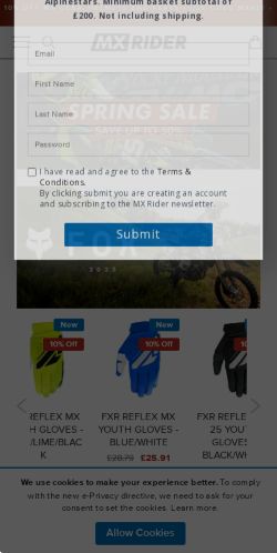 Mobile page screenshot