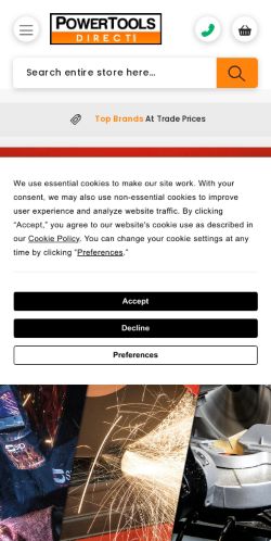 Mobile page screenshot