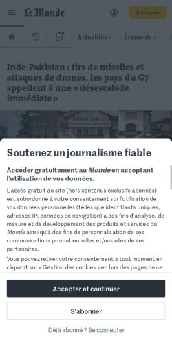 Mobile page screenshot