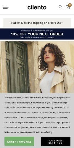 Mobile page screenshot
