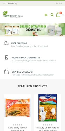 Mobile page screenshot