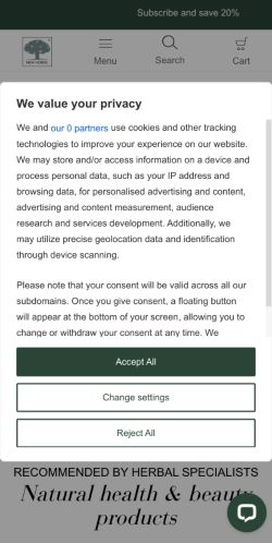 Mobile page screenshot