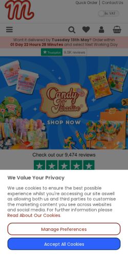 Mobile page screenshot