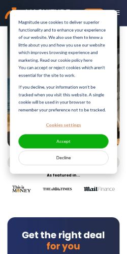 Mobile page screenshot