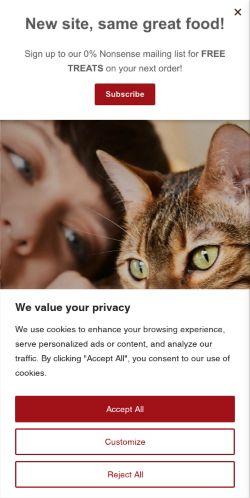 Mobile page screenshot