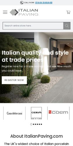 Mobile page screenshot