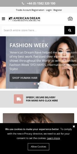 Mobile page screenshot