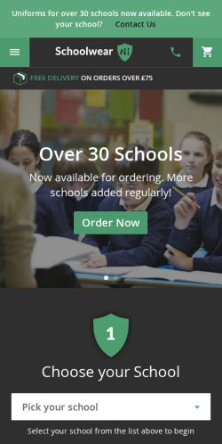 Mobile page screenshot