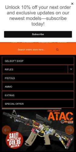 Mobile page screenshot