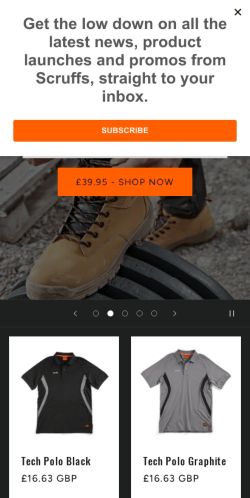Mobile page screenshot