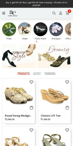 Mobile page screenshot