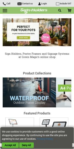 Mobile page screenshot