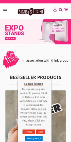 Mobile page screenshot