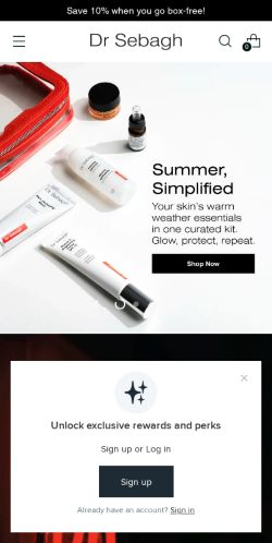 Mobile page screenshot