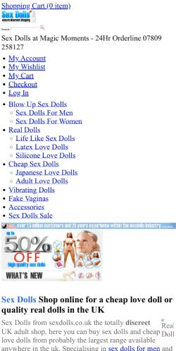Mobile page screenshot