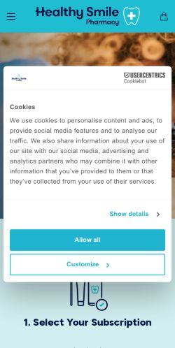 Mobile page screenshot