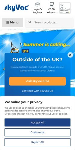 Mobile page screenshot