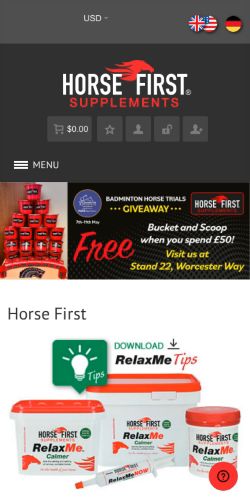 Mobile page screenshot
