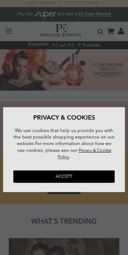 Mobile page screenshot