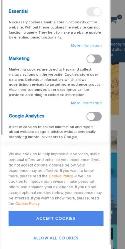 Mobile page screenshot