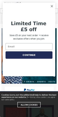 Mobile page screenshot