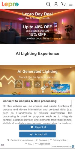 Mobile page screenshot