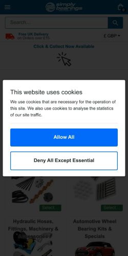 Mobile page screenshot