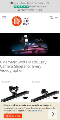 Mobile page screenshot